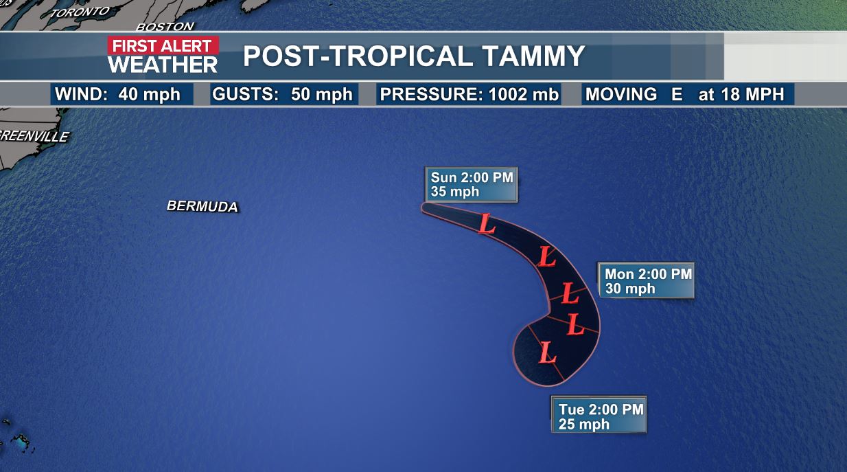 POST-TROPICAL CYCLONE TAMMY