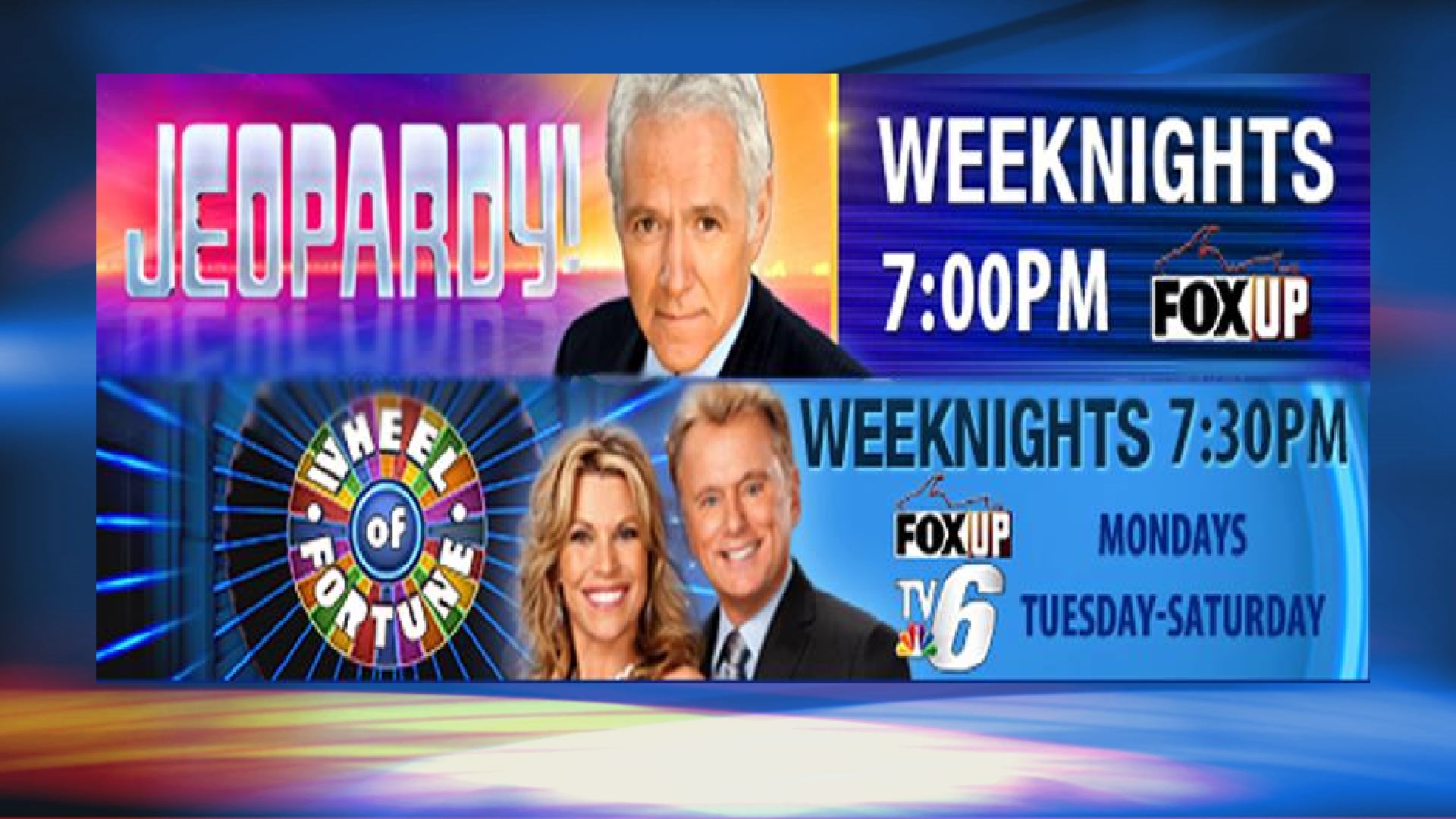 Wheel of Fortune, Jeopardy! to see programming changes during