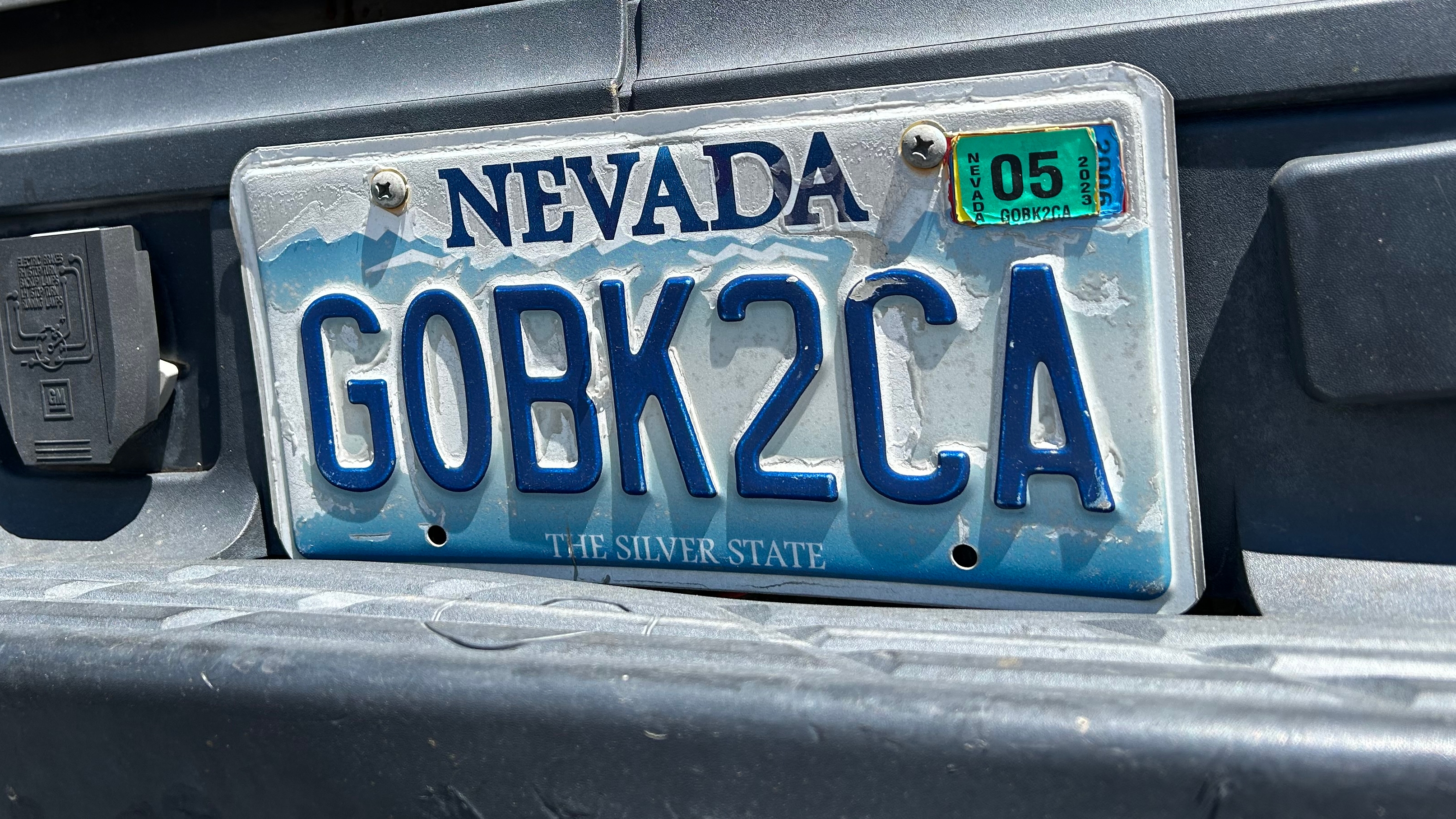 Judge rules Nevada man can keep 'GOBK2CA' license plate
