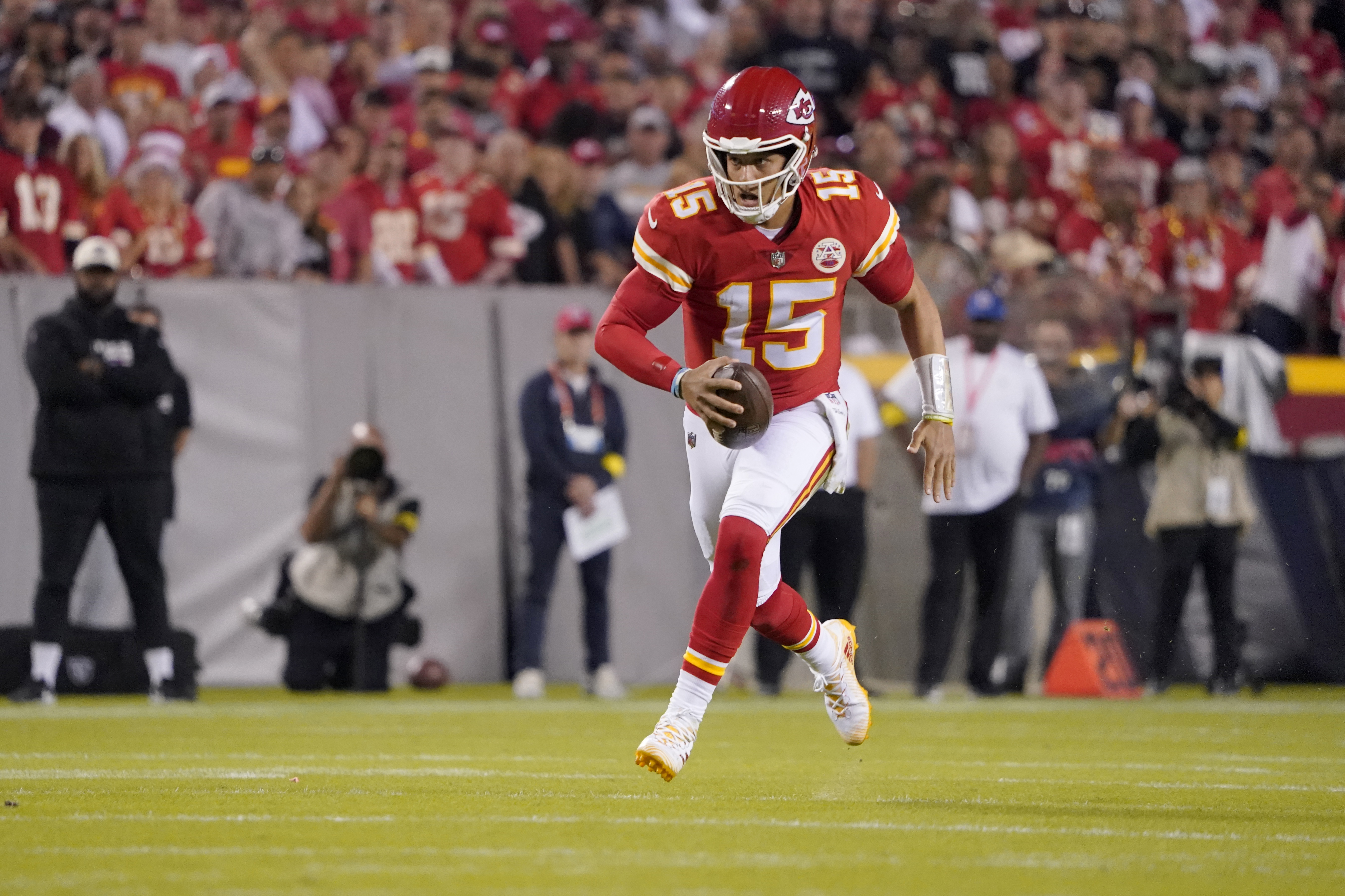 Chiefs training camp: Patrick Mahomes may have his best bookend tackles yet  - Sports Illustrated