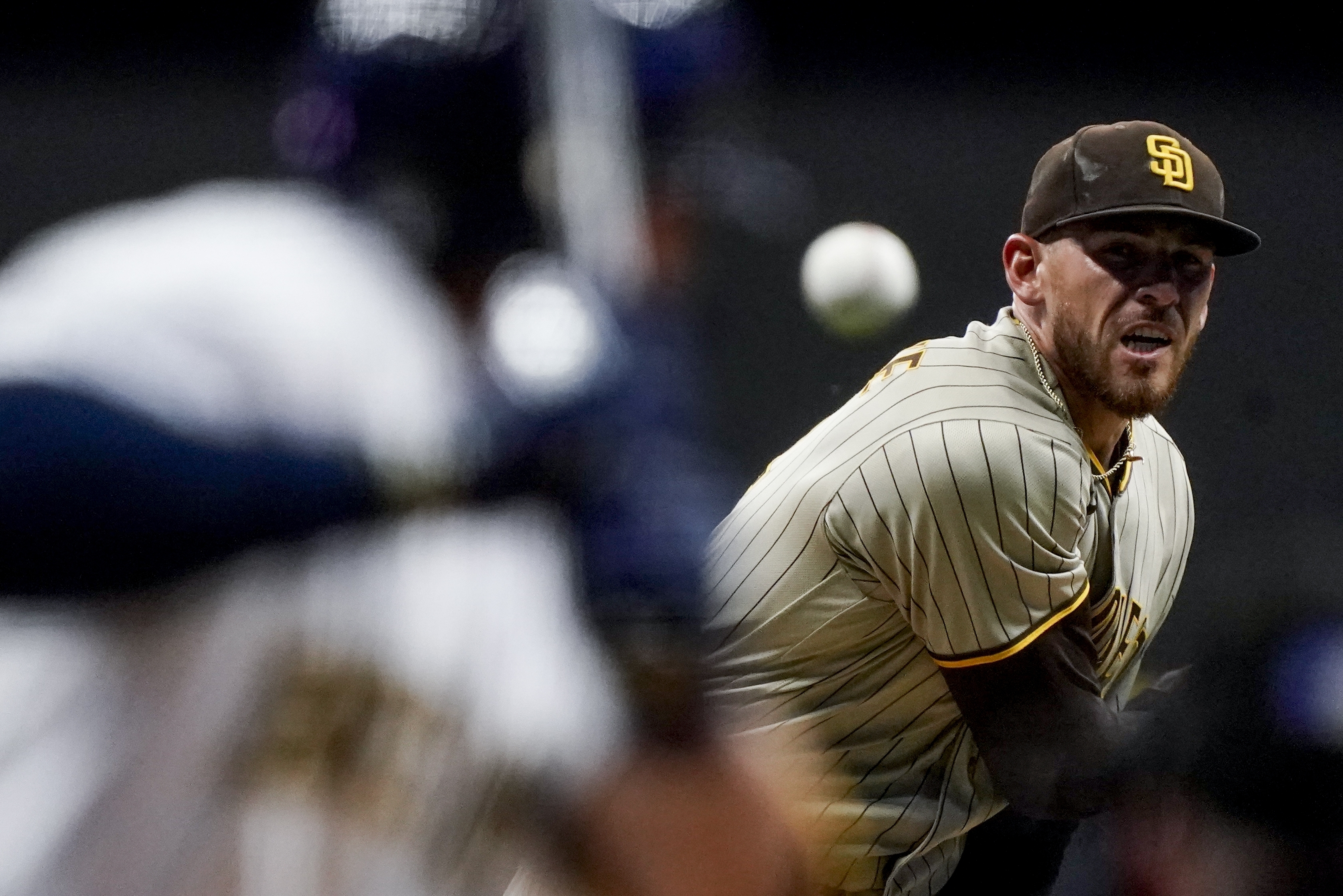 Padres' Musgrove loses no-hit bid with 2 out in 8th vs Brews