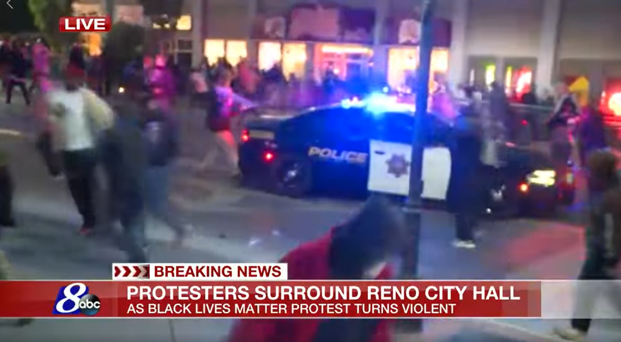 Naacp Calls For Calm After Violent Protest In Reno