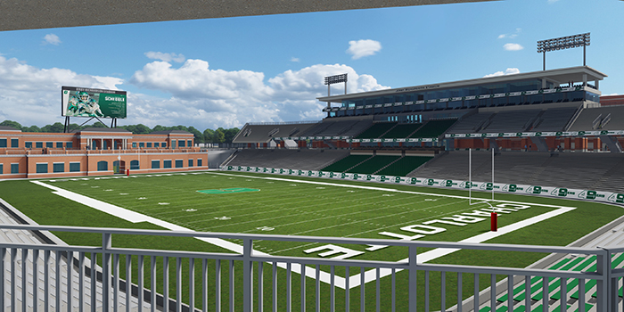 Fresh renderings: Charlotte 49ers move forward with football stadium  expansion