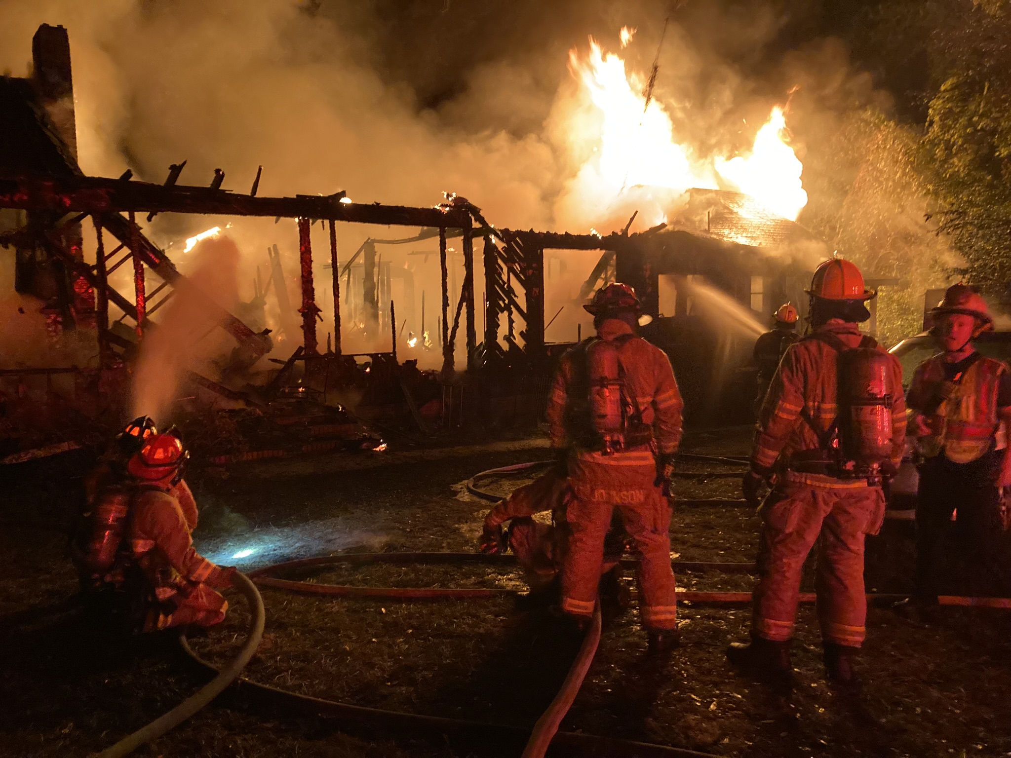 Several animals die in house fire on Trask Parkway