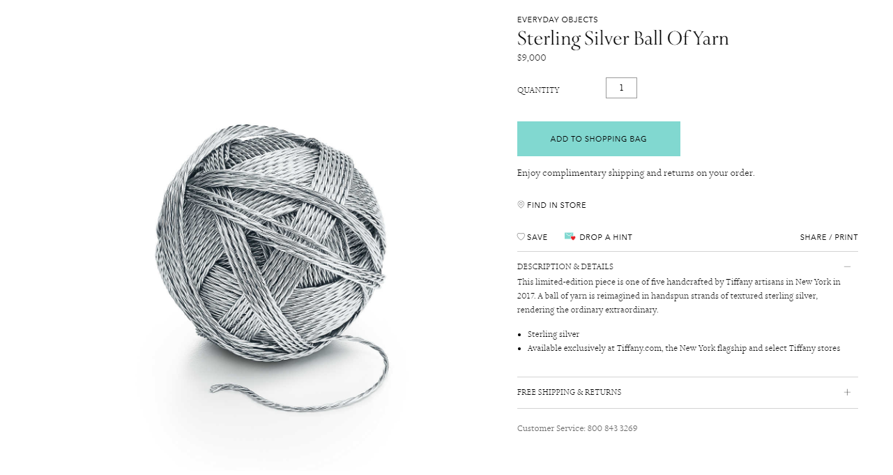 tiffany ball of yarn