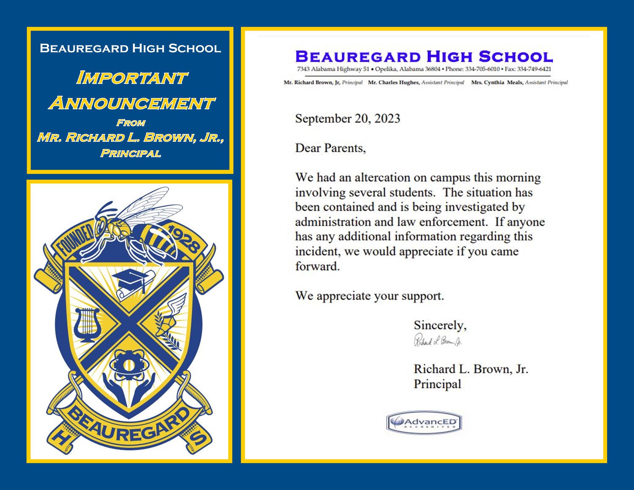 East Beauregard High School - News Articles
