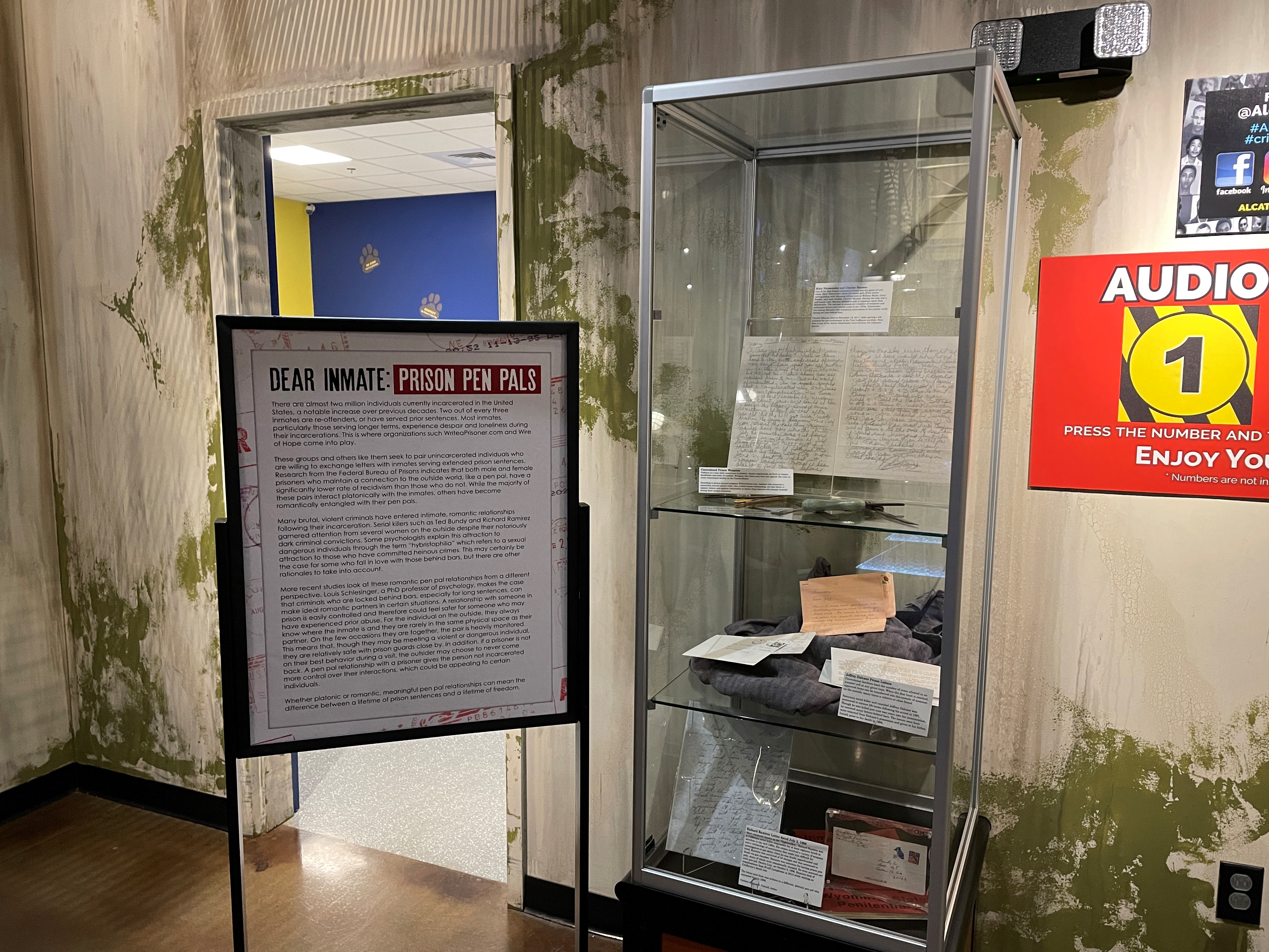 Alcatraz East opens new exhibit on 'Prison Pen Pals'