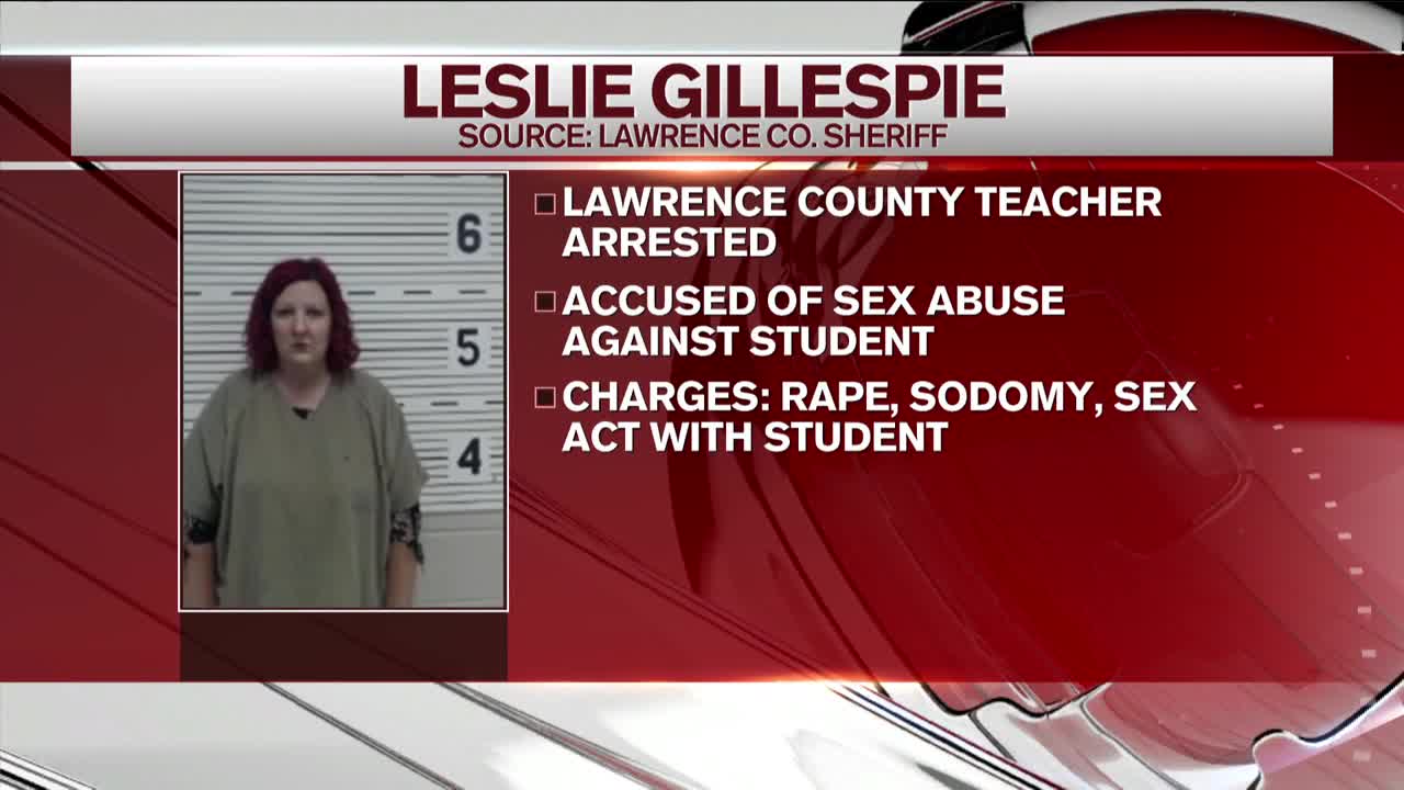 Leslie Gillespie arrested on sexual abuse charges