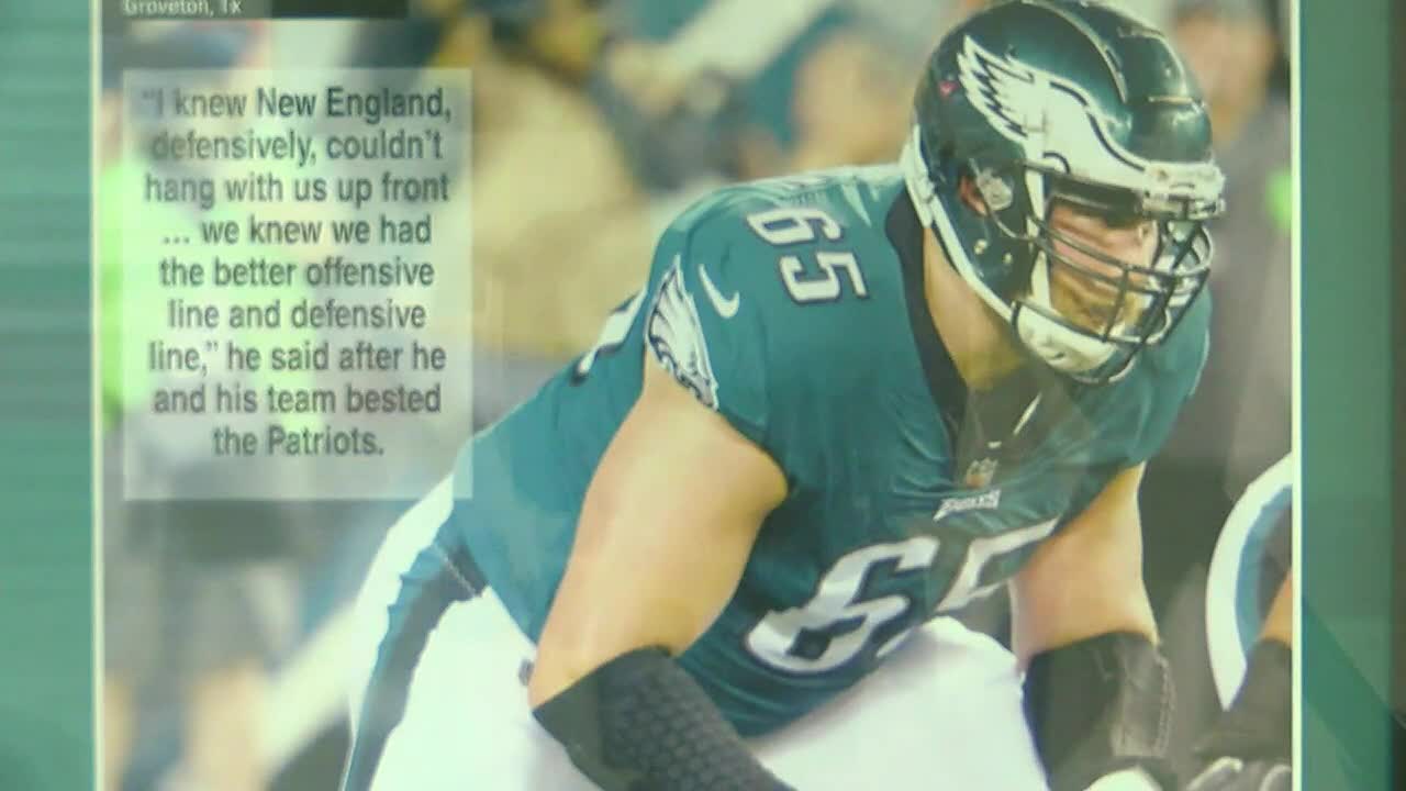 Eagles player Lane Johnson raises $100,000 for schools pre-Super Bowl