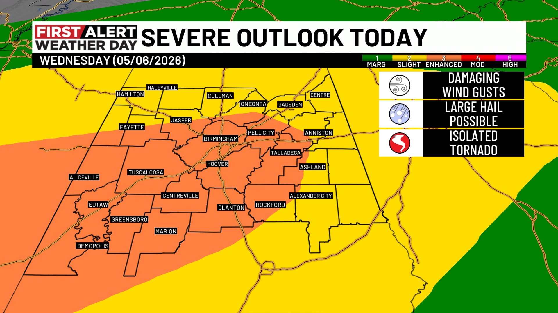 Storm Prediction Center outlook