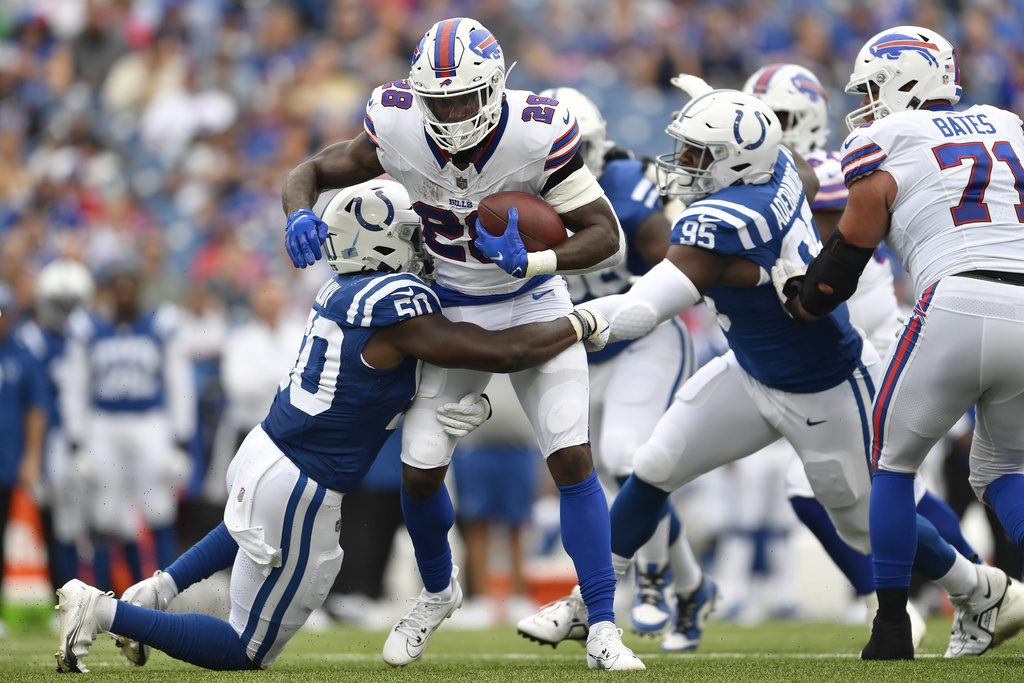 Hamlin shines for the Bills in return while Richardson is shaky for the  Colts in his preseason debut - The San Diego Union-Tribune