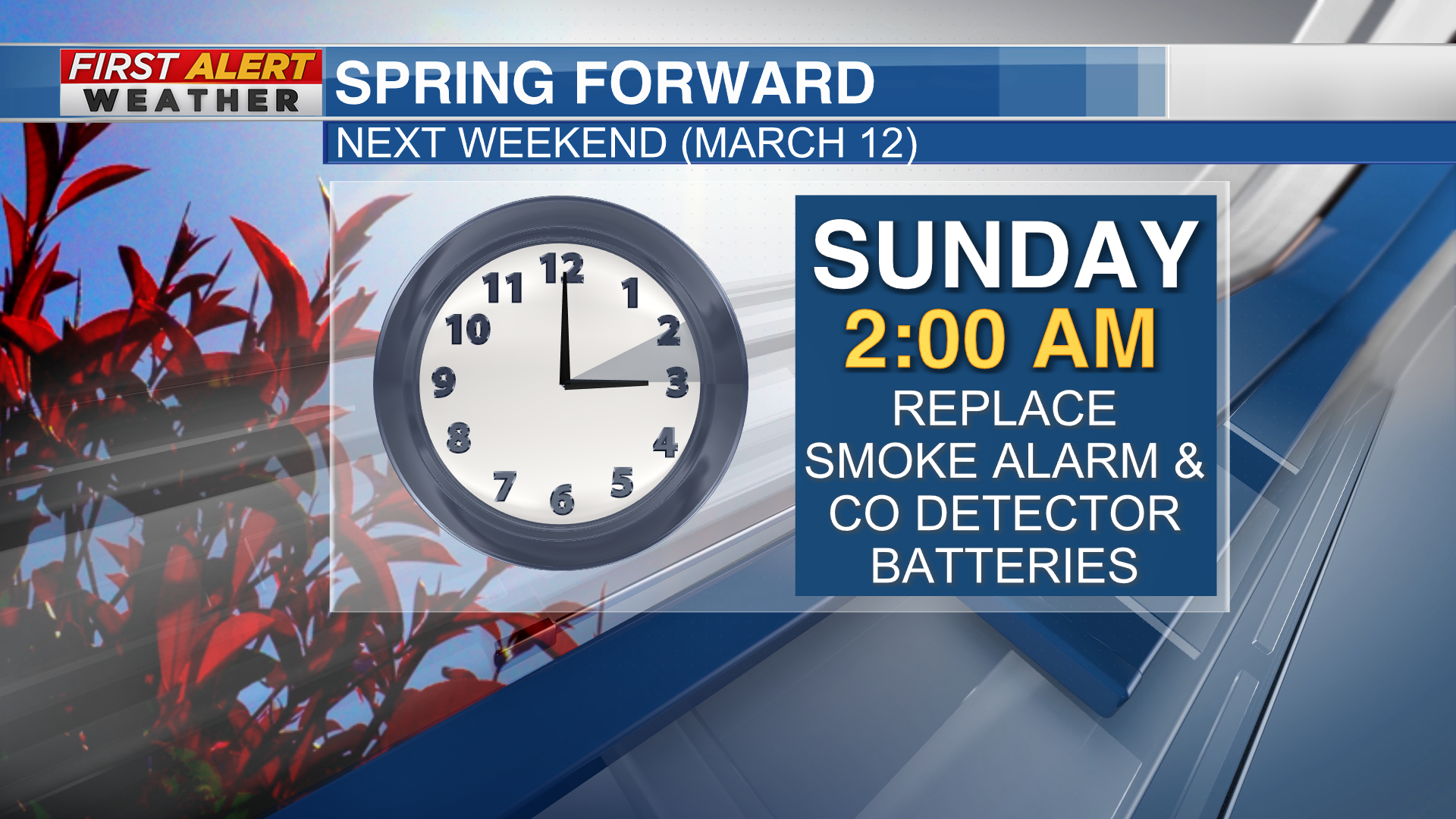 Spring Forward 2023. Daylight Saving Time Begins. Switch time from