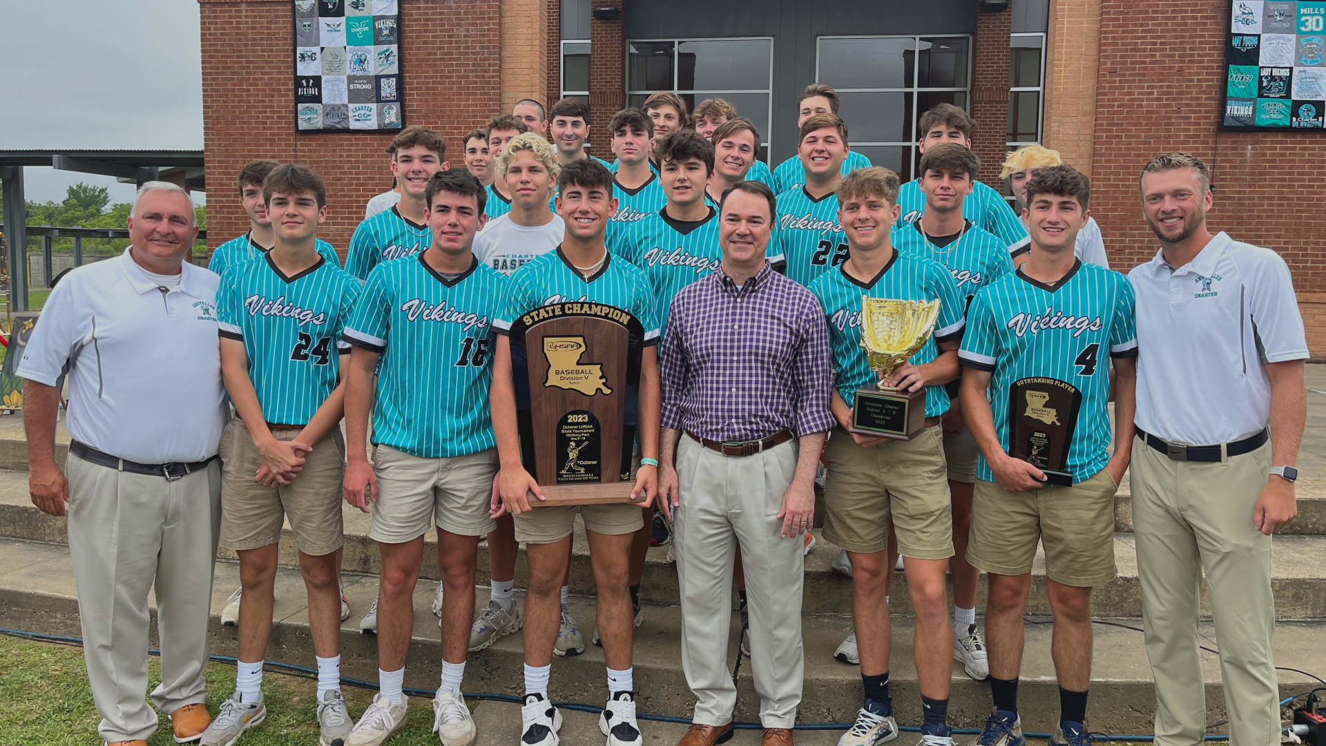 The Avoyelles Charter Vikings join Sportsnite to talk about winning their  first title in school history