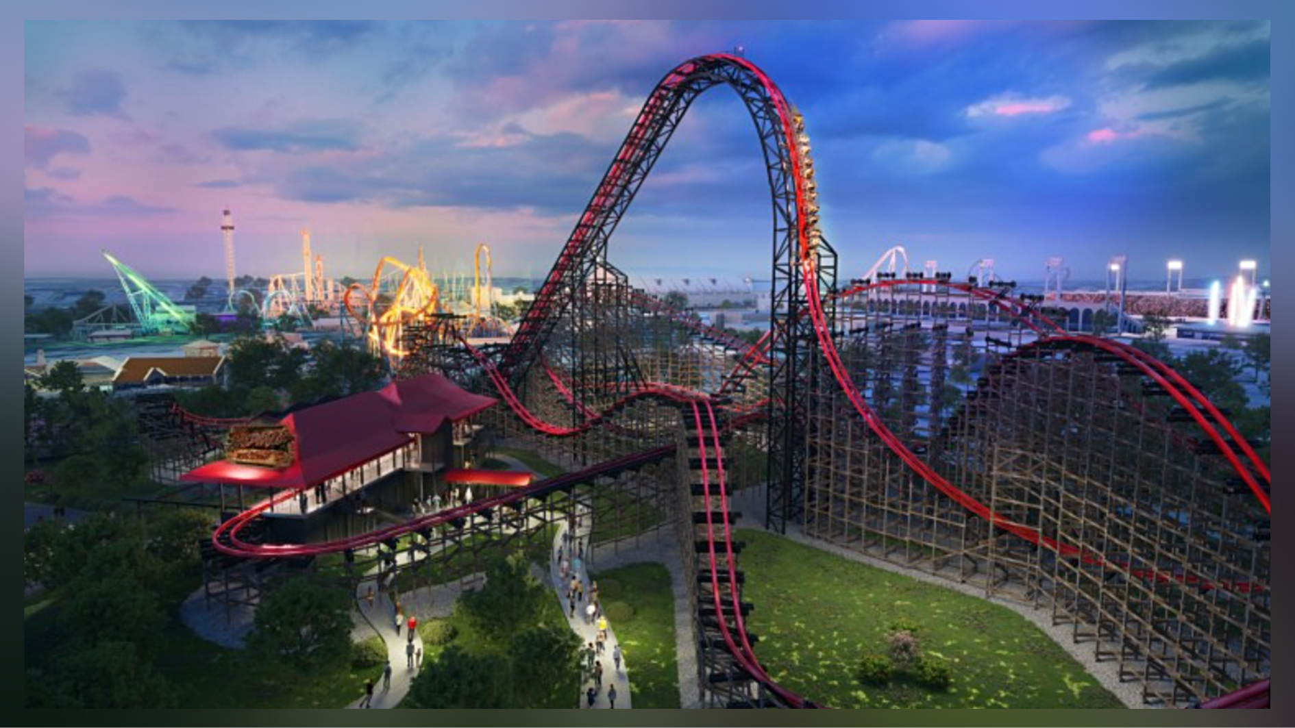 New hybrid roller coaster to debut with world s largest underflip