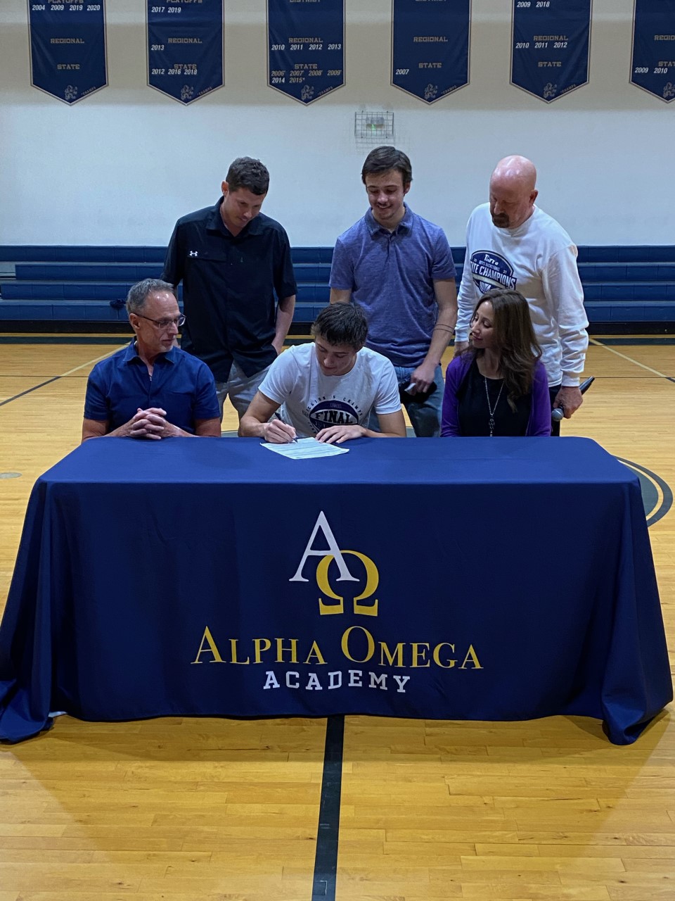 Alpha Omega s Williams signs scholarship with Ranger College