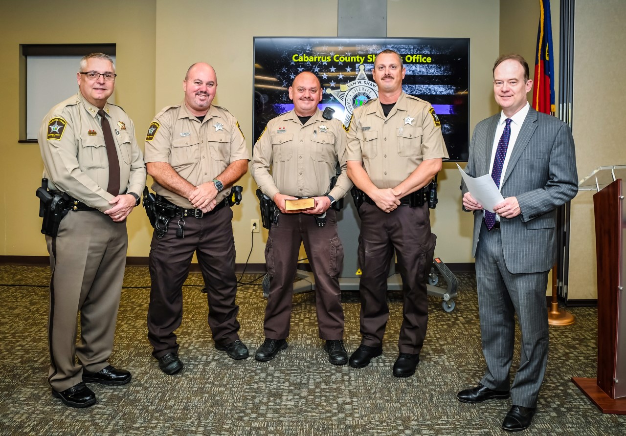 Cabarrus County Sheriff experiences “Law in the Family” with three brothers  serving as deputies