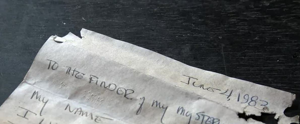 Xx Girl With A Xx Boy A 3g - Man finds decades-old message inside bottle