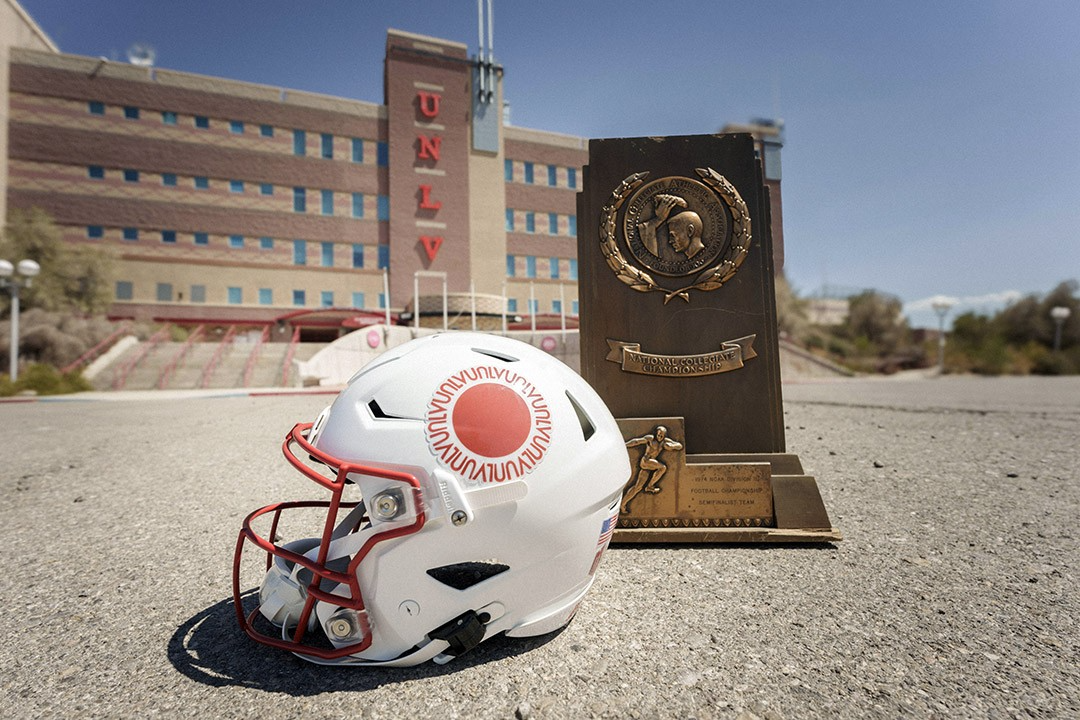 UNLV to wear retro-inspired helmet to honor 1974 team