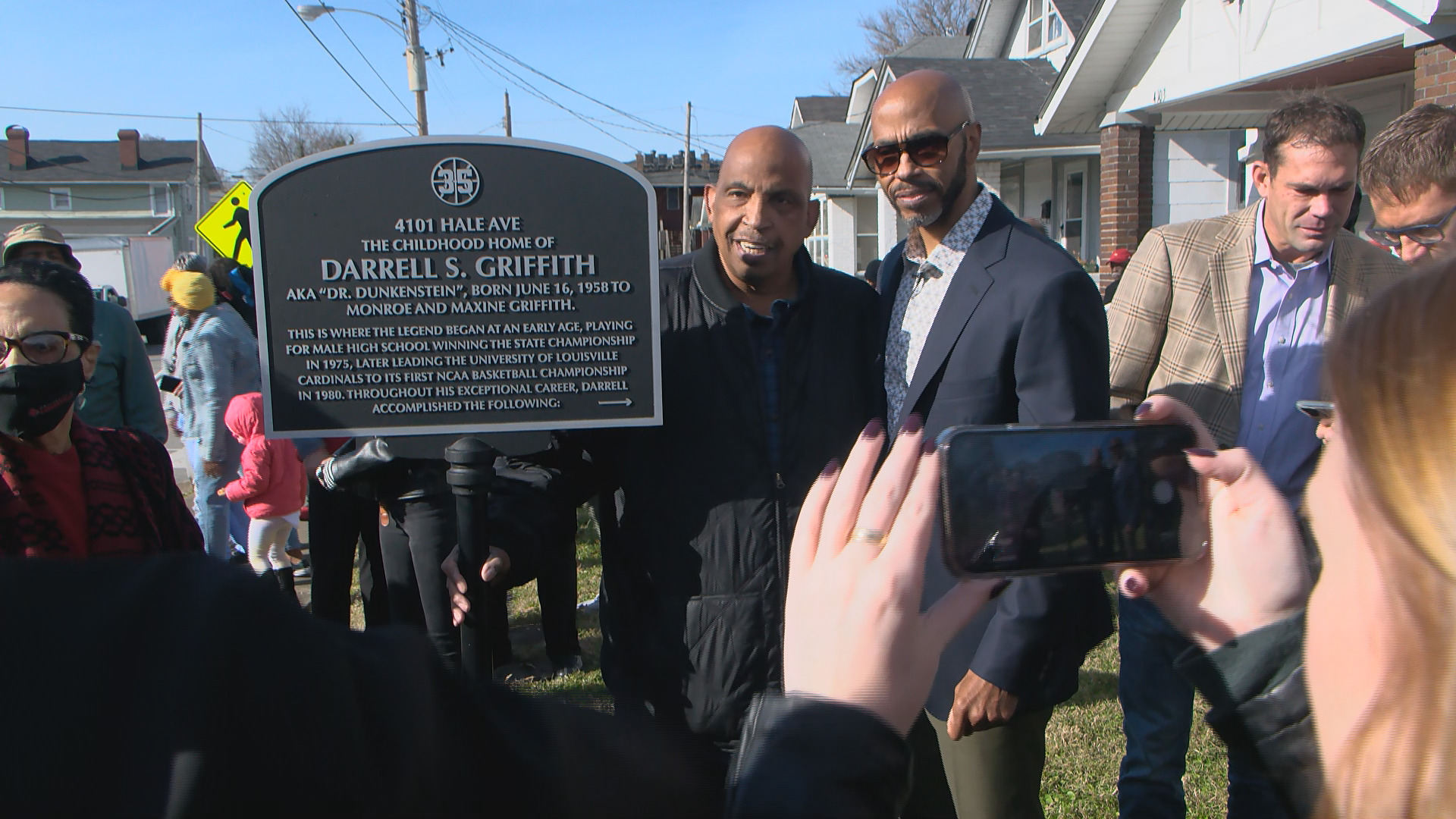 Darrell Griffith honored with street sign in Louisville