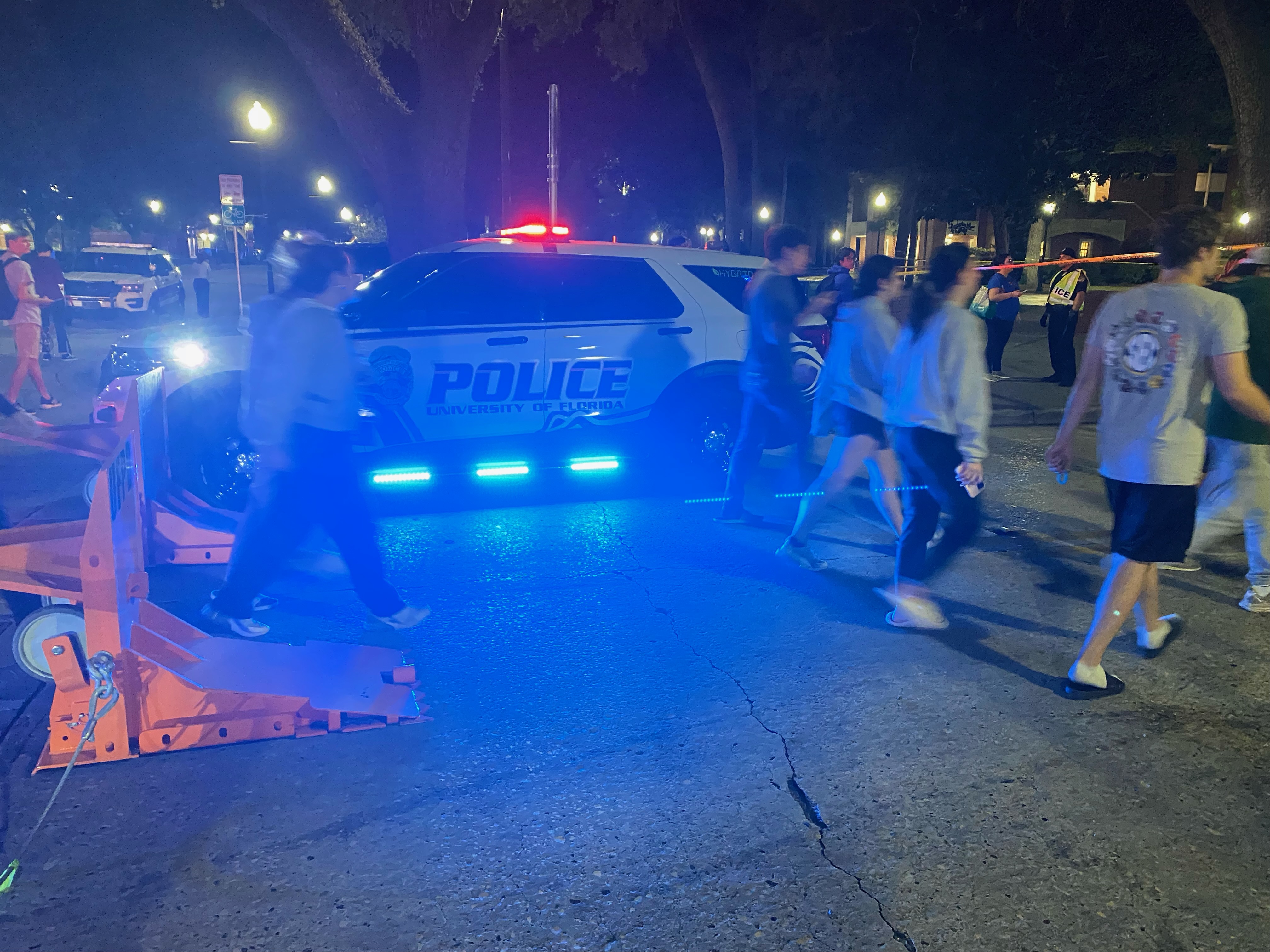 Crowd panics at UF vigil for Israel causing students to flee, 5 hurt