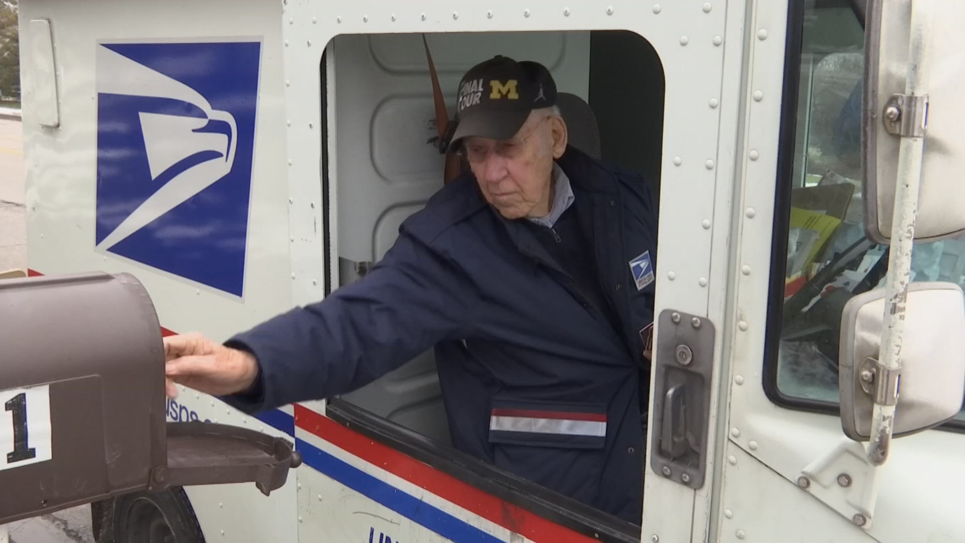 A special day for a local mailman in his 90's