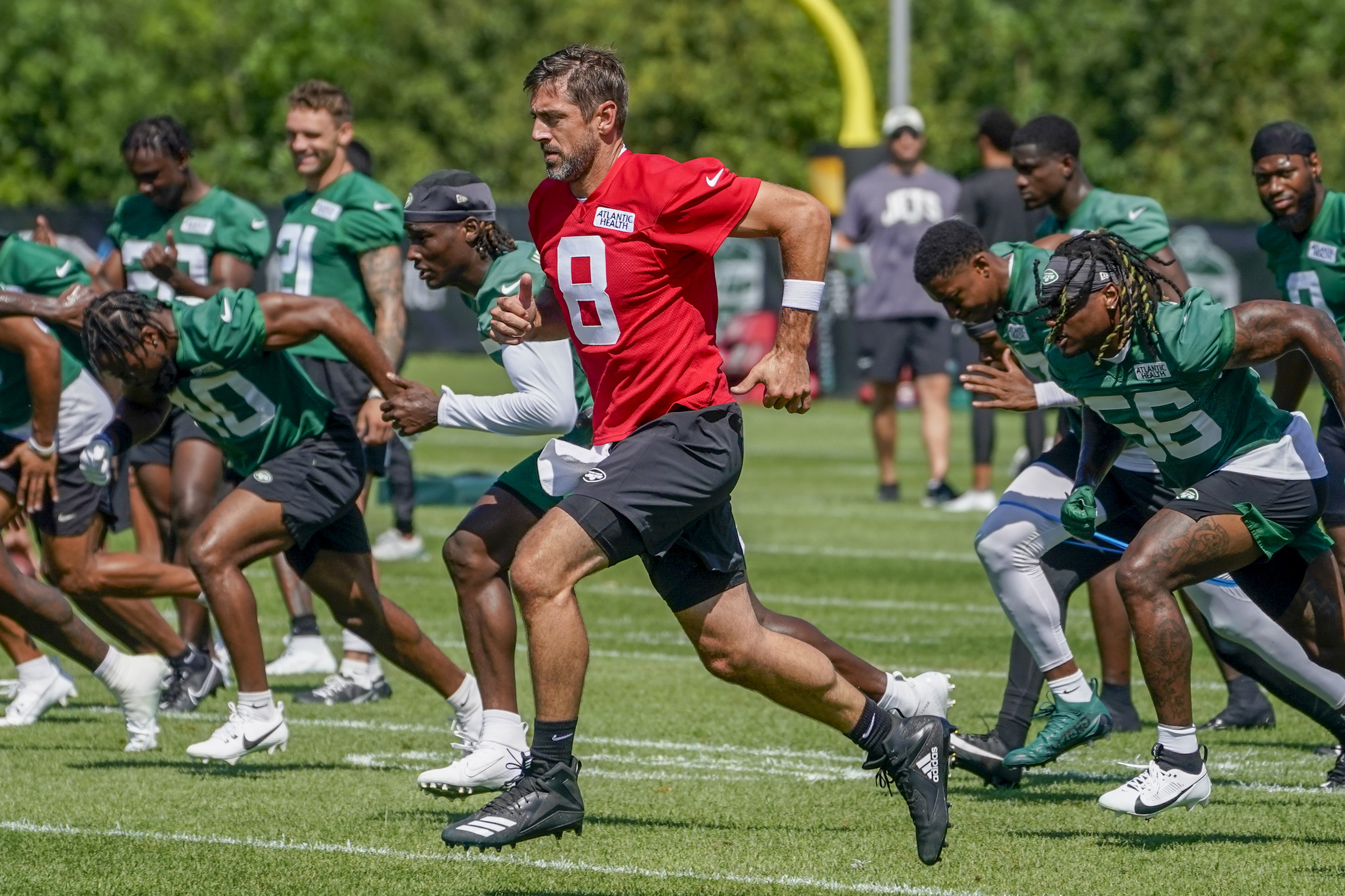 Jets quarterback Aaron Rodgers being patient with teammates at the start of  training camp – New York Daily News