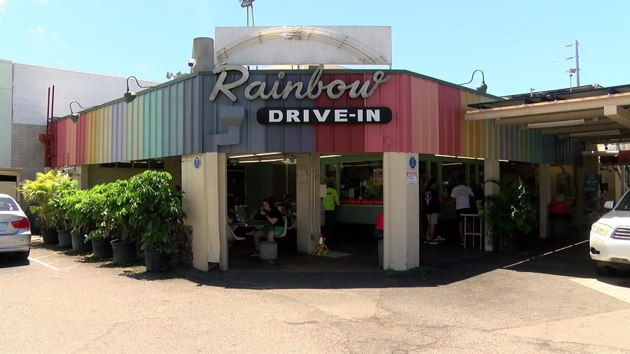 Places I LOVE - Rainbow Drive-In - Honolulu, Hawaii - Handrafted