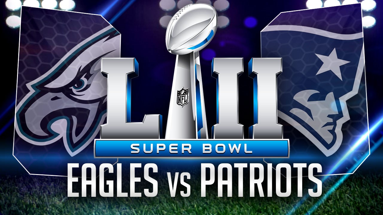 The Patriots and Eagles will square off in Super Bowl 52