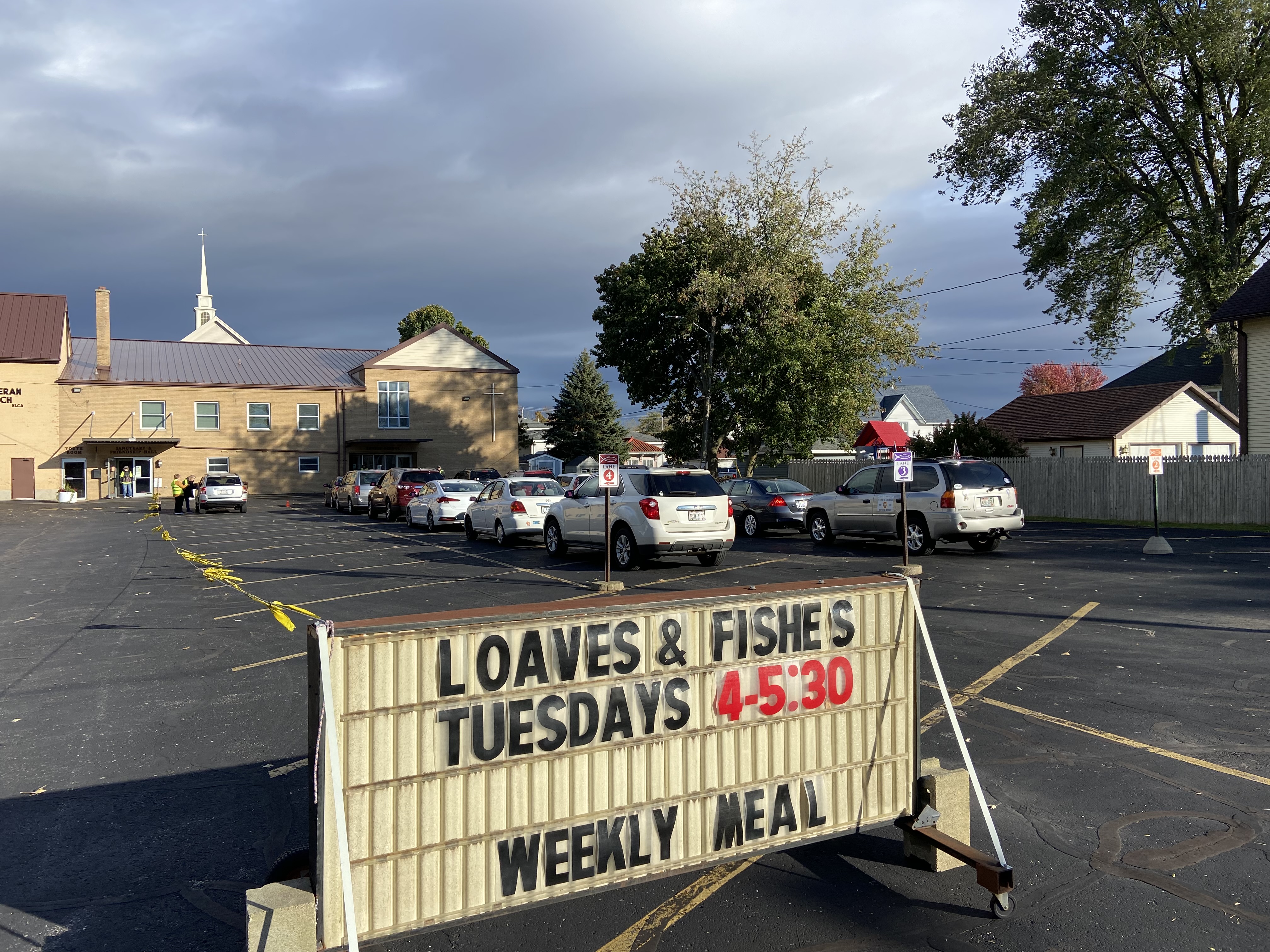 loaves and fishes need food line