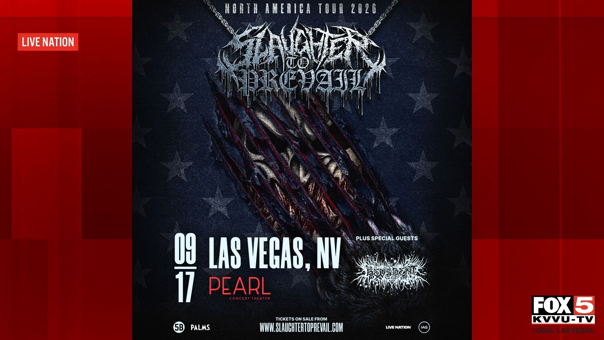 Slaughter to Prevail brings show to Palms Casino Resort in Fall 2026