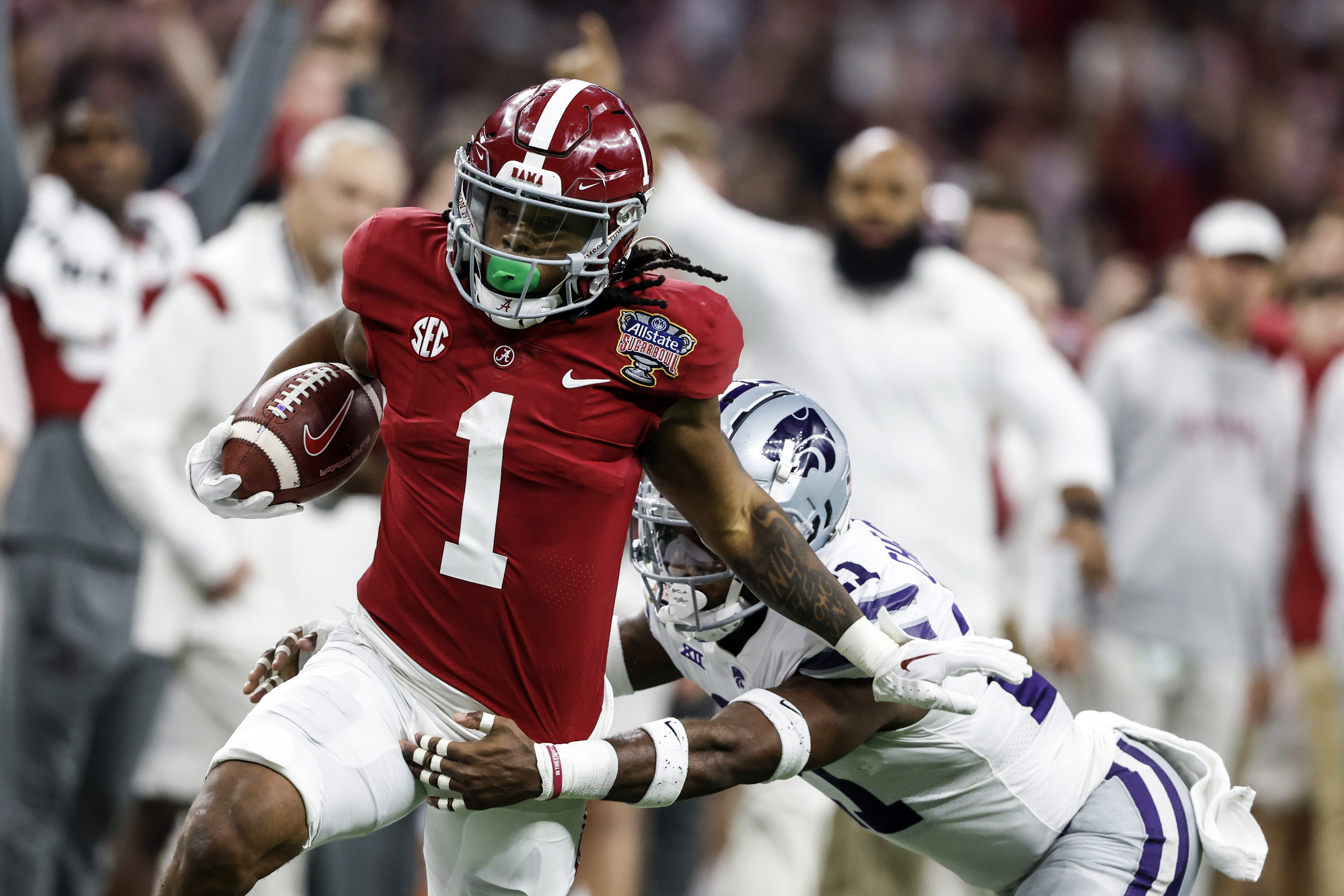 Detroit Lions trade back, draft Alabama running back Jahmyr Gibbs