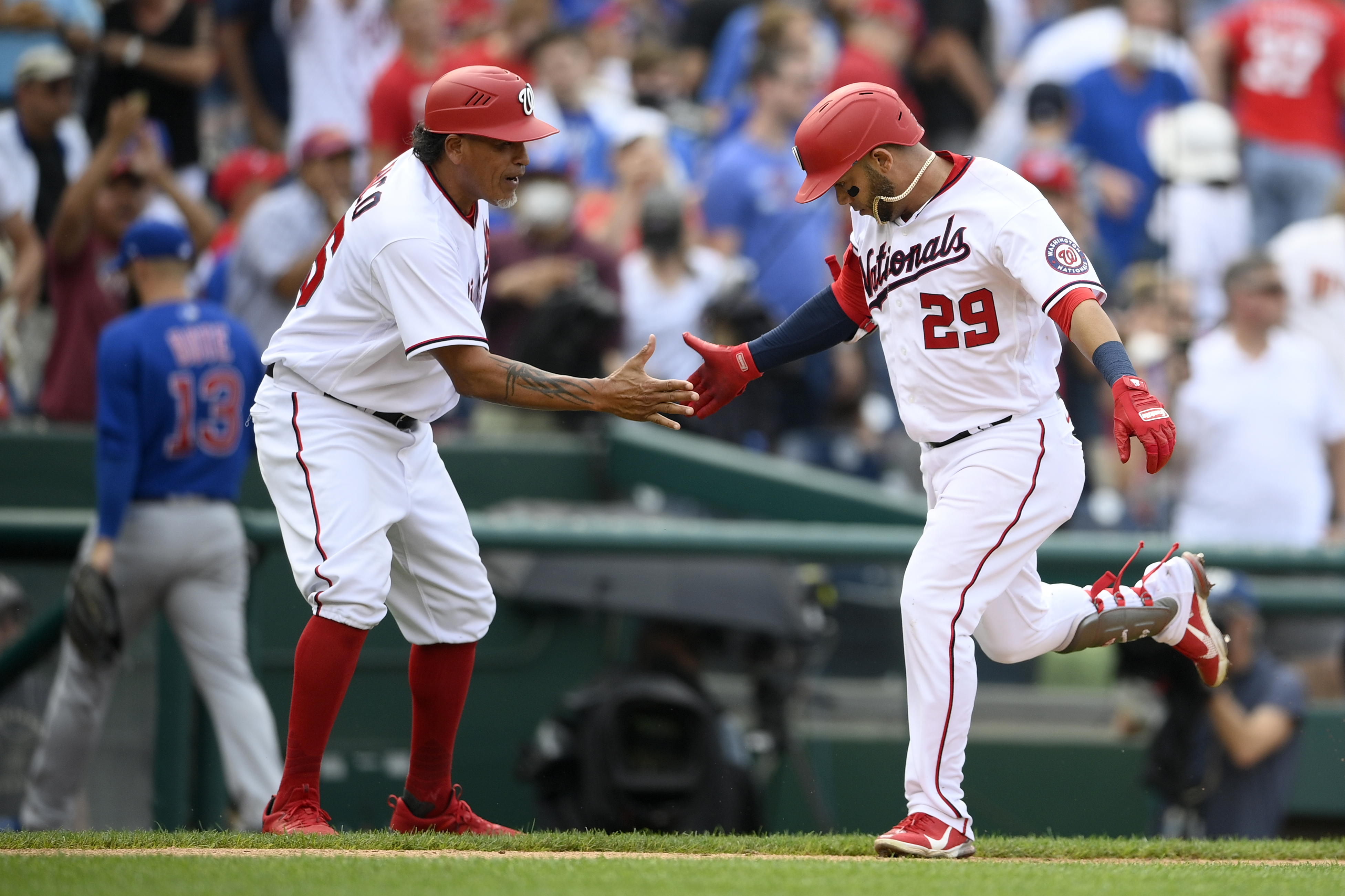 Rafael Ortega Records Three Home Run Game vs Nationals 