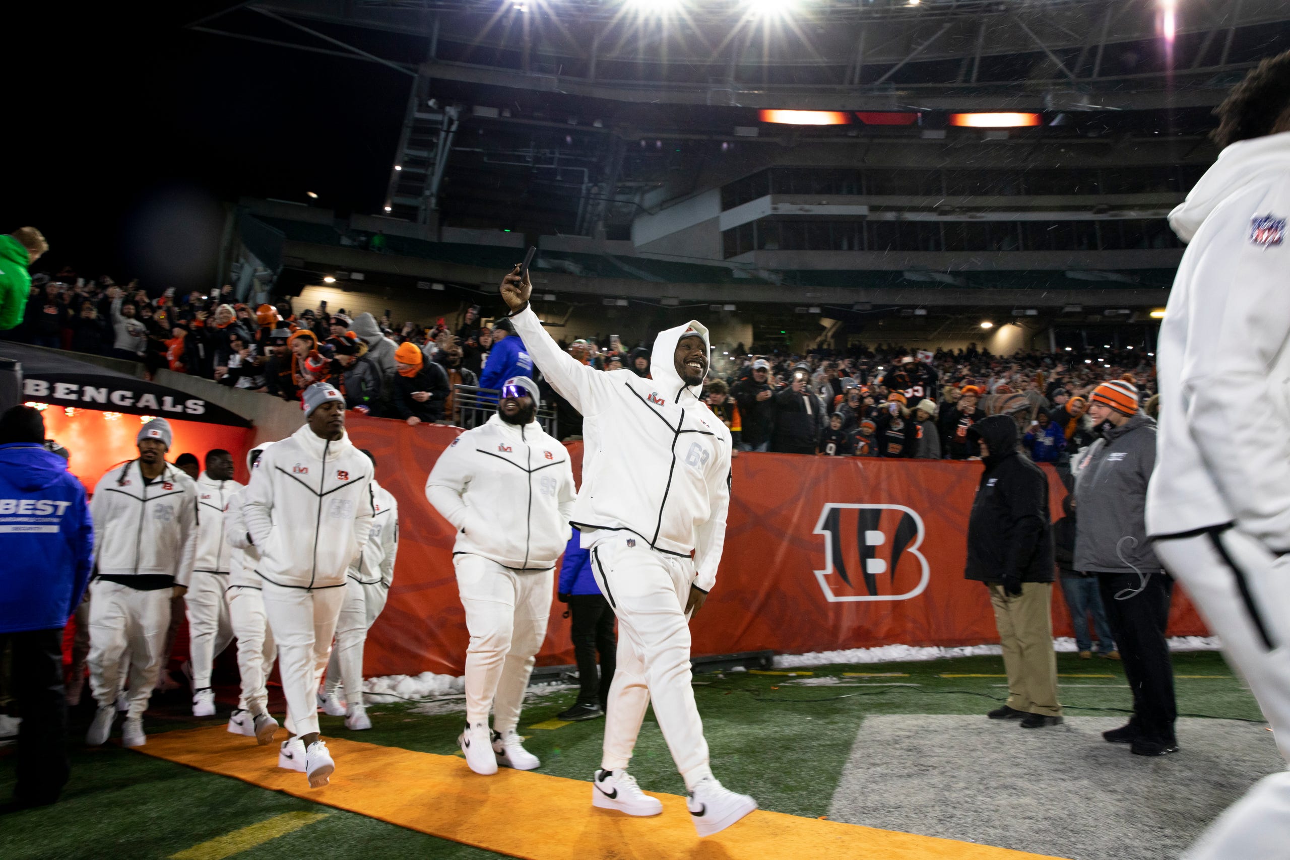 Paul Brown Stadium preps for pep rally