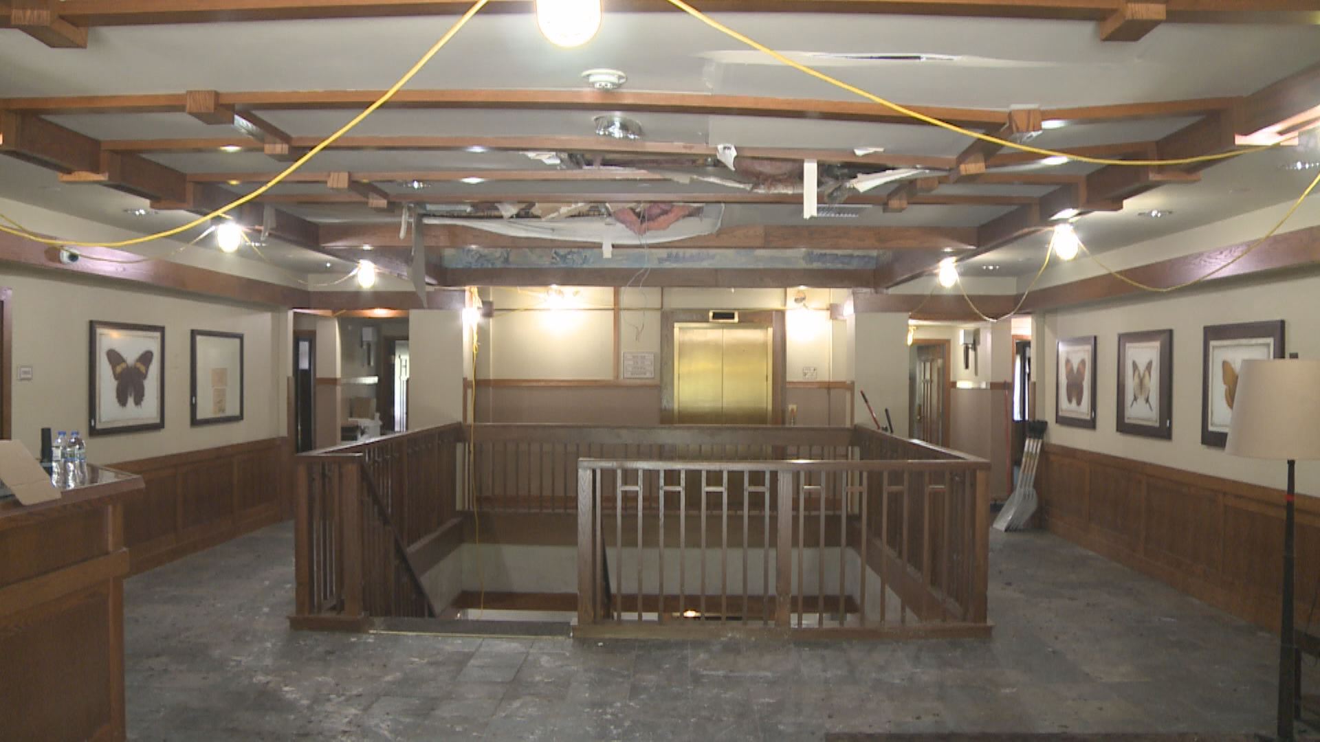 First Look Inside New Buffalo Hotel After Fire Caused By Lightning
