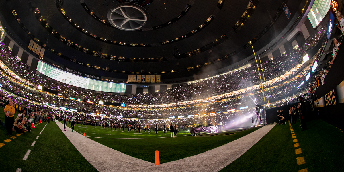 Saints through the years: Mercedes-Benz Superdome