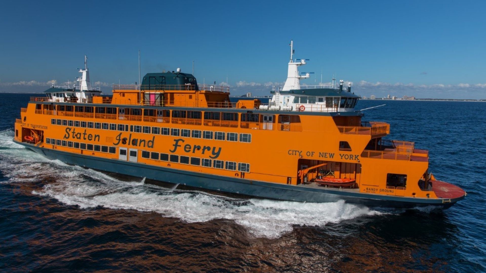 can you bring a dog on the staten island ferry