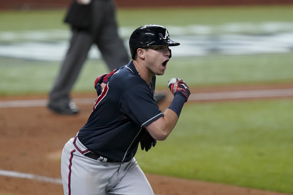 Riley single lifts Braves past Dodgers - Taipei Times