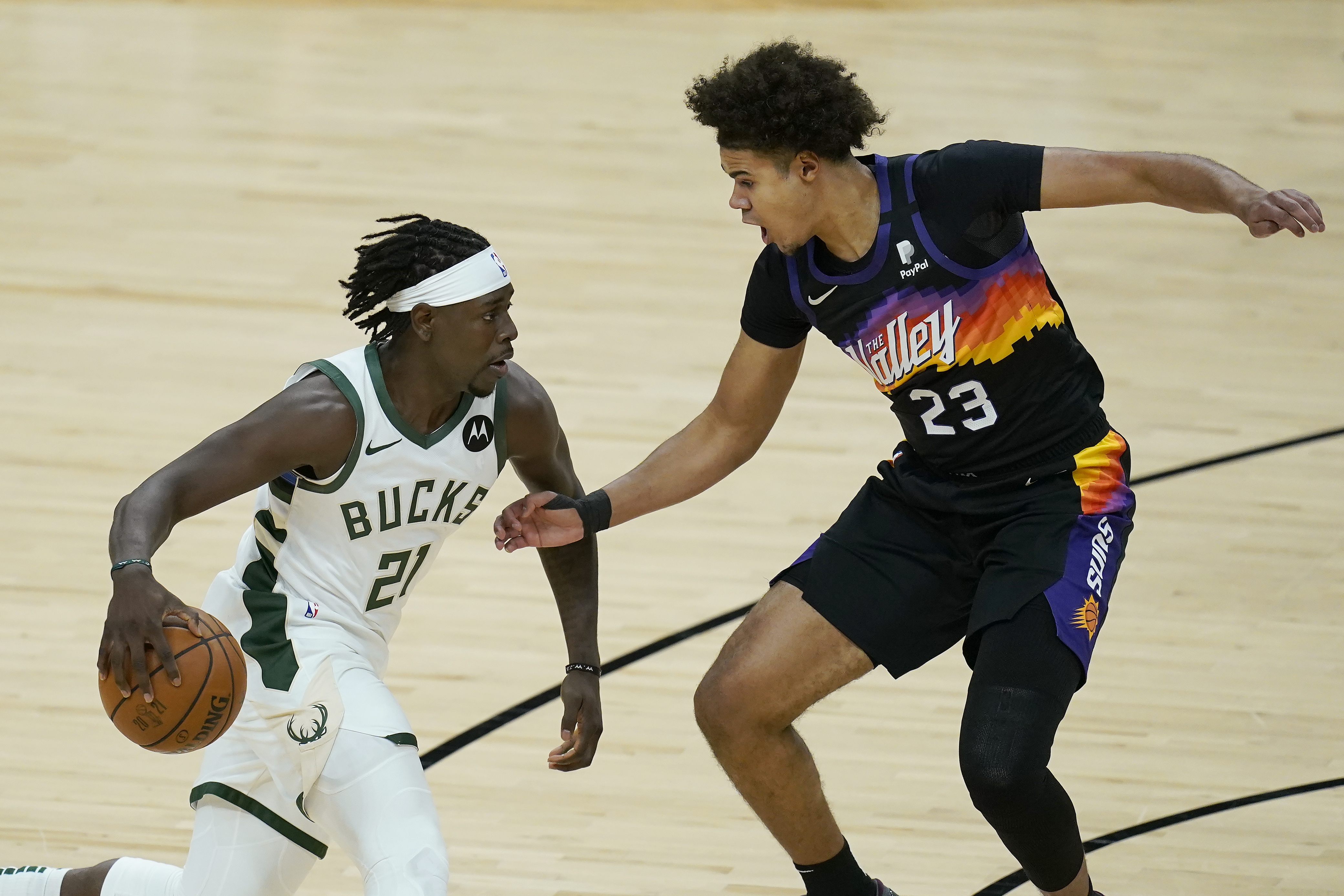 NBA Finals: Why Devin Booker's wild dunk didn't count