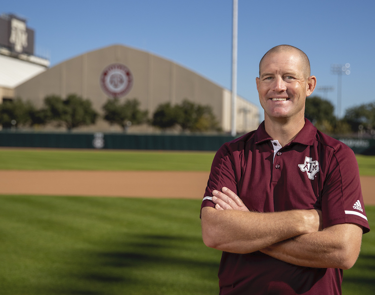 Texas A&M Baseball - If you build it, he will come Field manager Nick  McKenna was bestowed the honor of serving on the grounds crew for  Thursday's #MLBatFieldofDreams game! 👏🧢🆙 🔗  #