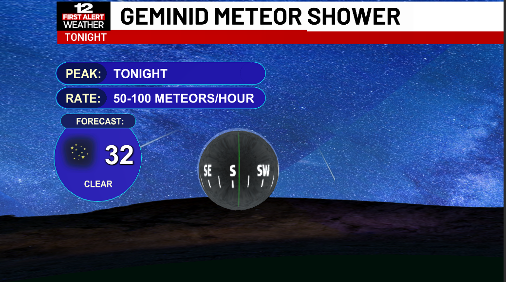 How to see the Geminid meteor shower in Virginia