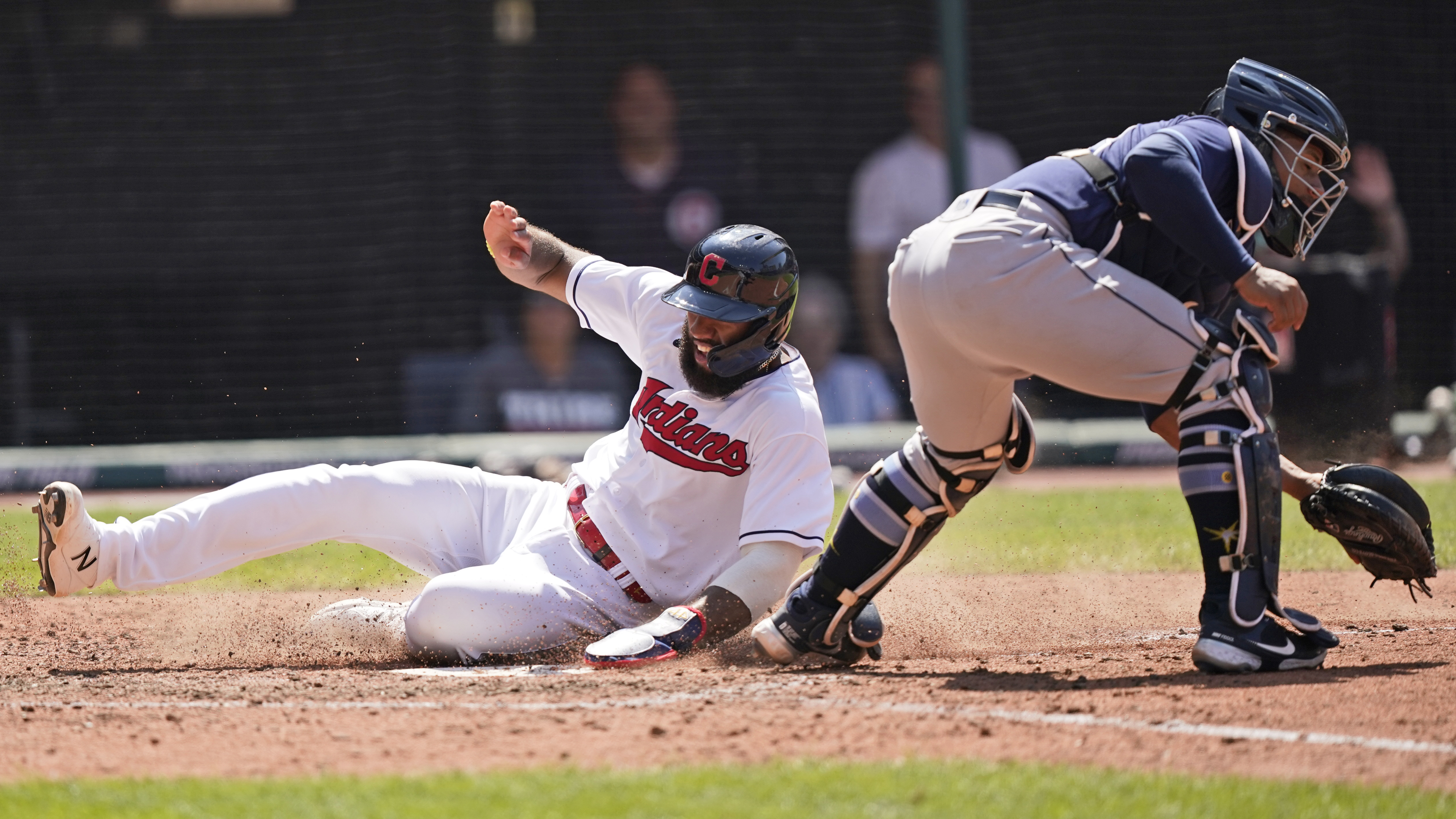 Indians rally for 3-2 win, end 11-game losing skid to Rays