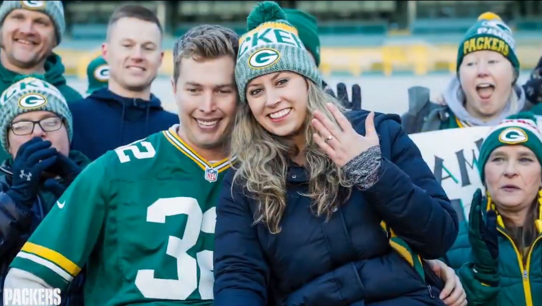 Packers celebrate Lambeau Leap Day!