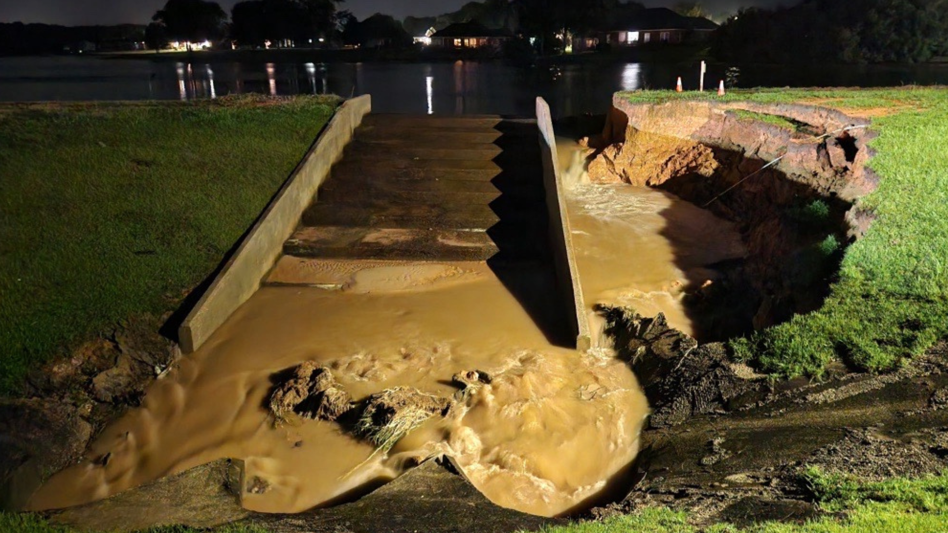 Dam in Harrison County structurally damaged due to heavy rainfall