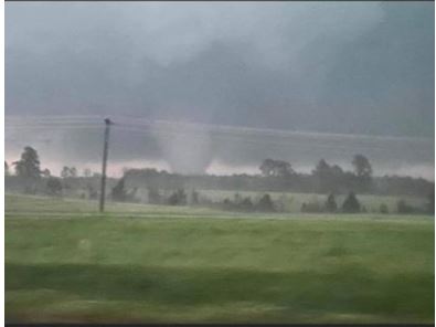 Strongest Saturday tornado in east Texas reached wind speeds of