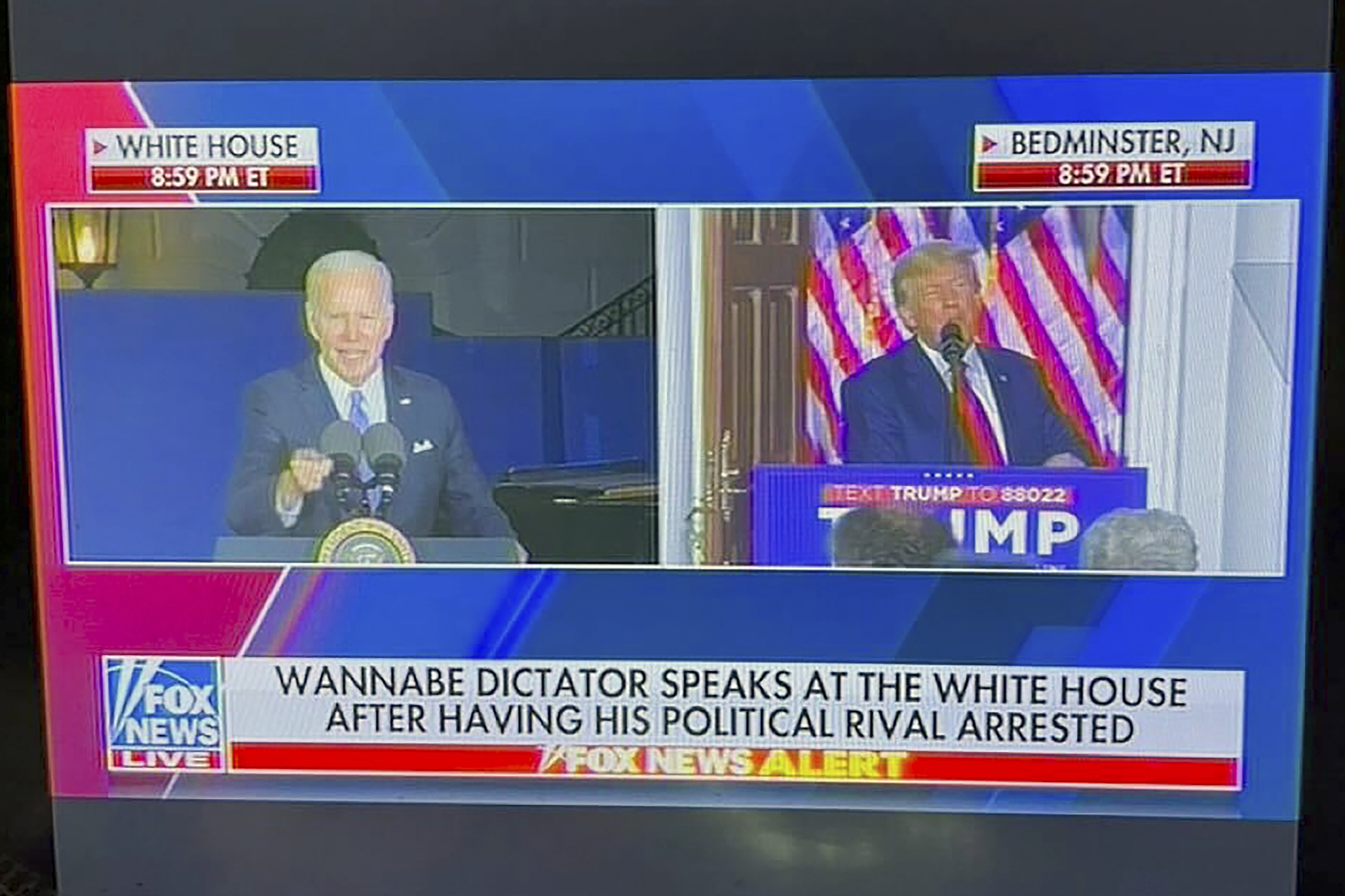 Fox News producer out after onscreen message calling Biden a