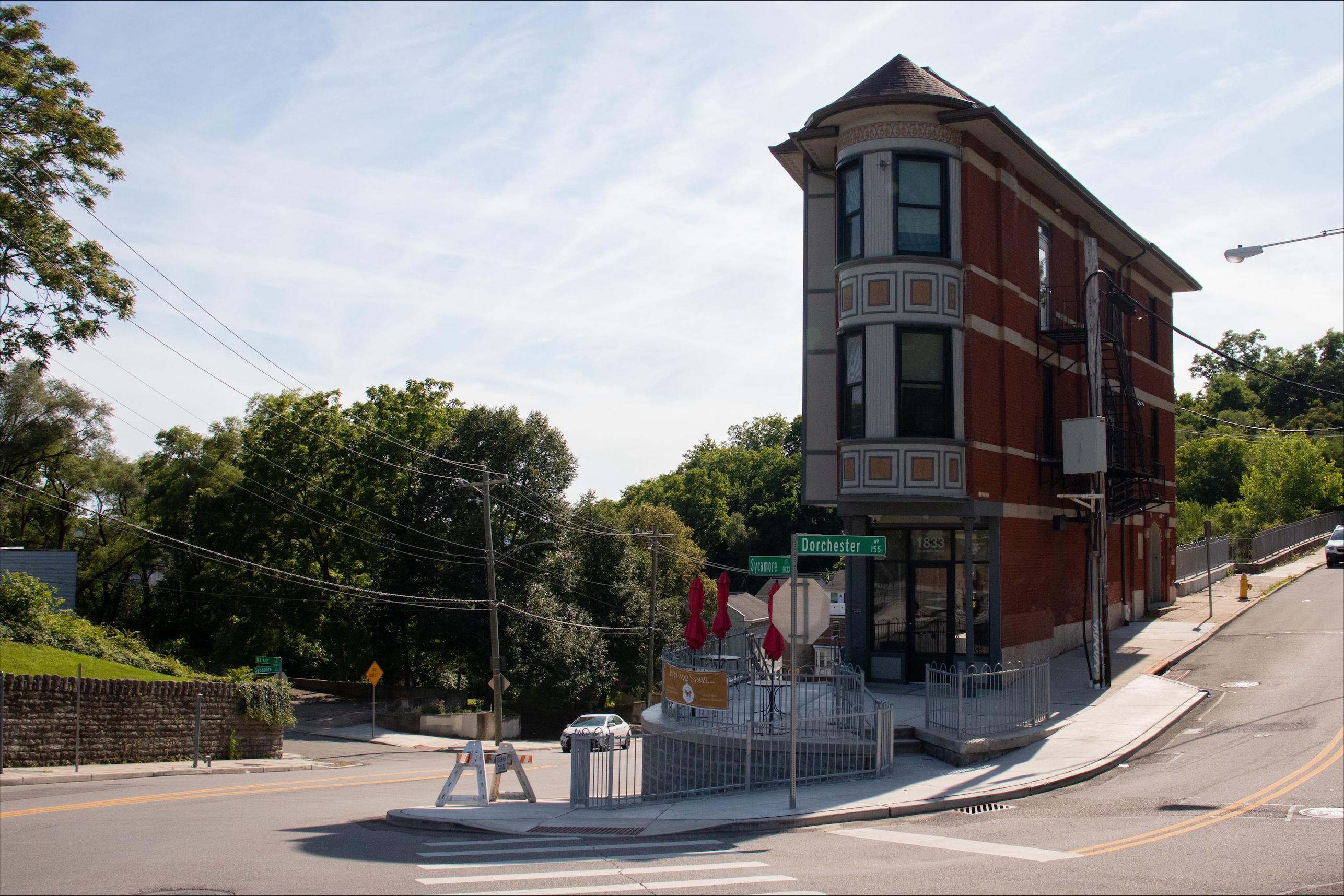 PHOTOS: Cincinnati's historic flatiron building turns into a