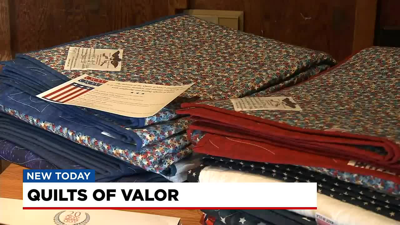 A quilt is to comfort and heal”: Honoring veterans in a unique way