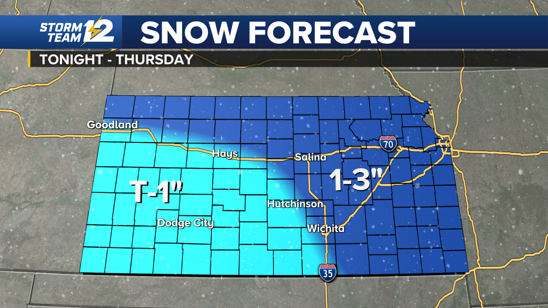 Weather Alert: Bitter cold and snow tonight and Thursday