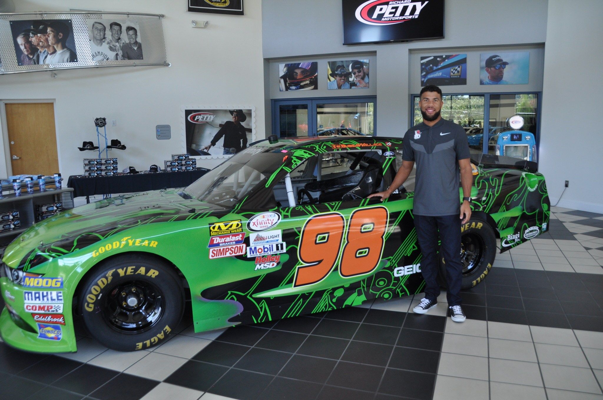 Bubba Wallace Joins Nickeloden's Teenage Mutant Ninja