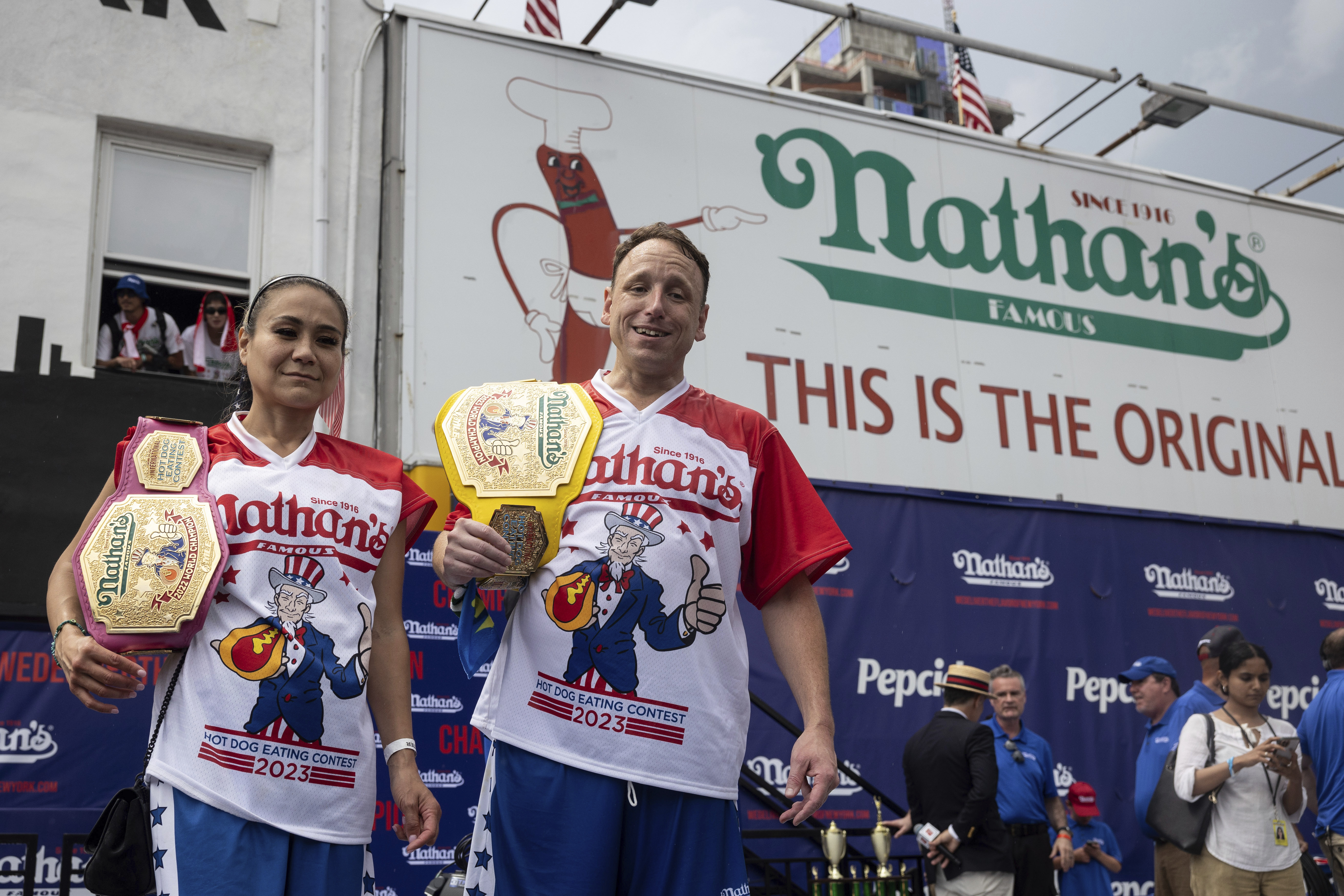 Joey Chestnut Eats 62 Hot Dogs to Claim 16th Title in Nathan's